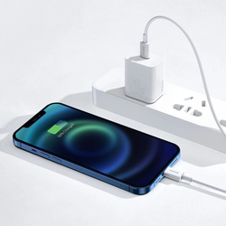 Kábel Baseus Superior Series USB-C / Lightning PD 20W 1 m, biely