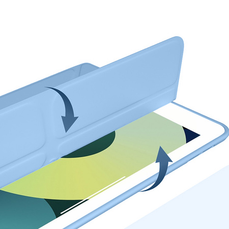 Etui Trifold do Apple iPad AIR 11 6 Gen M2 2024 / 7 Gen M3 2025, niebieskie