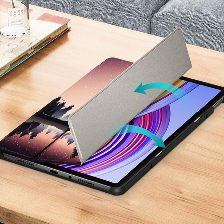 Etui Graficzne do Xiaomi Redmi Pad Pro 12.1 2024 / Poco Pad 12.1 z klapką - ochronne z podstawką