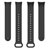 Pasek silikonowy do Xiaomi Mi Band 8, czarny - wymienny, wygodny na co dzień