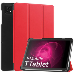 Etui Smart Case pokrowiec do T-Mobile T Tablet 5G 10.36" usypianie, czerwony
