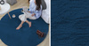 Rabbit Strado 100x100 round rug RoyalNavy (Blue)