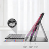 Etui z magnetyczną klawiaturą Bluetooth do Xiaomi Redmi Pad SE 8.7 2024, czarne