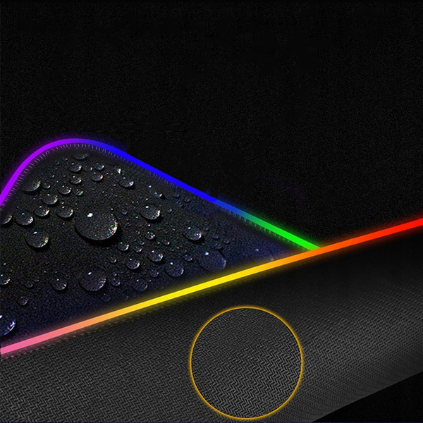 Podložka pod myš podsvietená 80x30 LED na stôl XXL podložka Kosmos