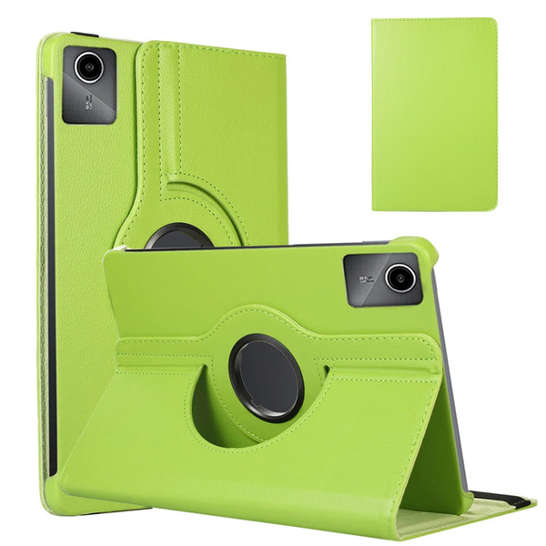 Puzdro otočné 360 na Lenovo Tab M11 10.95, zelené - ochranné so stojanom, prístup k portom a tlačidlám