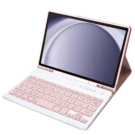 Bluetooth Keyboard Case for Samsung Galaxy Tab A9 8.7 CFX110 (Pink)