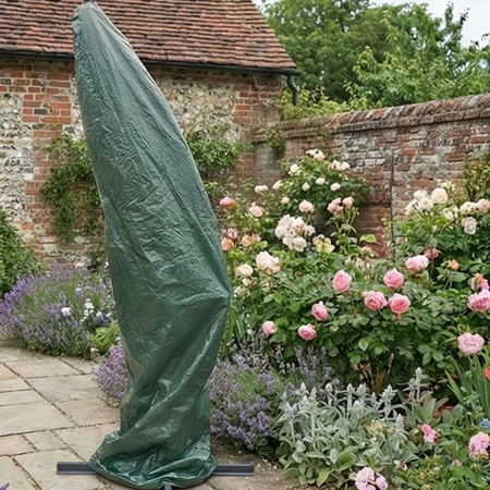 Pokrowiec ochronny na duży parasol ogrodowy na wysięgniku osłona futerał