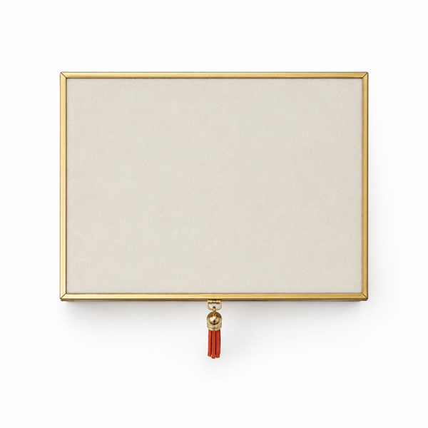Szkatułka na biżuterię 18x13x7 cm 4ASS CLR Beige