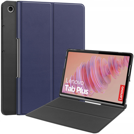 Smart magnetic case for Lenovo Tab Plus TB351FU (Navy blue)