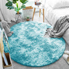Shaggy Ombre Strado Round Carpet 100x100 OmbreBlue (Light Blue)