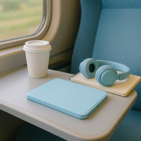 Etui OBROTOWE CLEAR do Lenovo Idea Tab 11" ZAFR0378PL TB336FU TB336ZU 2025, niebieskie