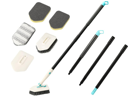 Multifunctional brush 3in1 set microfibre brush sponge multifunctional brush