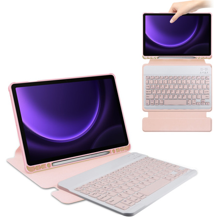 Puzdro 360 s klávesnicou na Samsung Galaxy Tab S9 / S10 FE 10.9 na stylus / Samsung Galaxy Tab S10 - ochranné