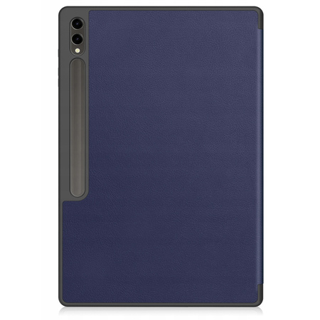 Etui Smart do Galaxy Tab S9 Ultra / S10 Ultra 14.6 X910 X916 X926, granatowe - ochronne z podstawką