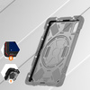 Etui Shockproof z uchwytem do Lenovo Tab M11 10.95, czarne - ochronne z podstawką, dostęp do portów i przycisków