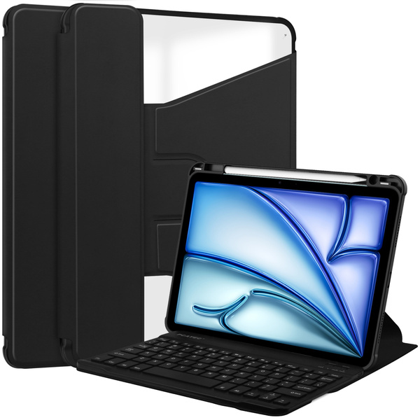 Etui klawiatura 360 iPad Air 13 2025/2024 - czarne