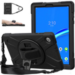 Armored case with strap for Lenovo Tab M11 TB330FU 10.95" (Black)