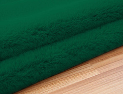Rabbit Strado 110x110 BottleGreen round rug (Green)
