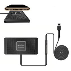 Bezprzewodowa ładowarka indukcyjna pad mata dokująca do samochodu SZYBKA