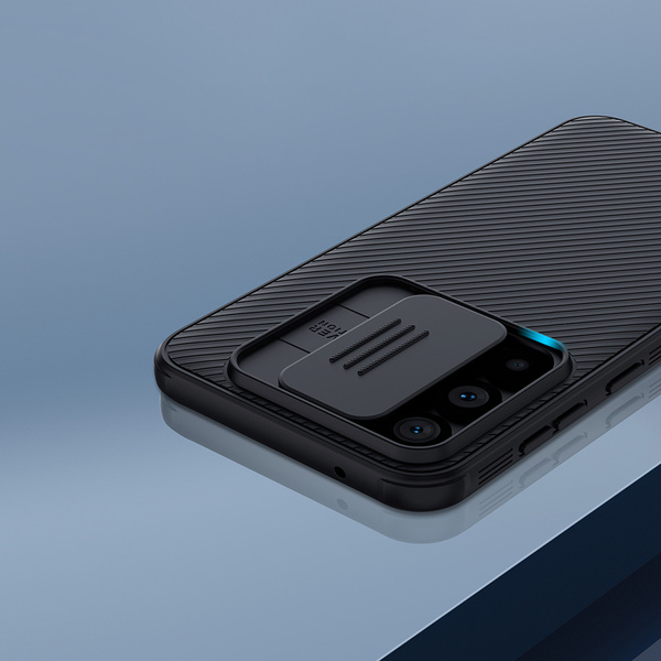 Etui Nillkin CamShield Pro do Samsung Galaxy S23 FE, zielone - ochronne z podstawką, dostęp do portów i przycisków