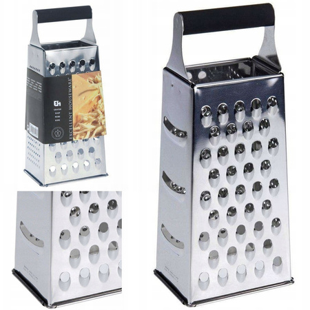 Steel vegetable fruit cheese grater 4-sided
