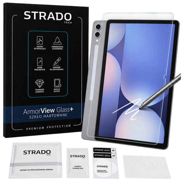 Tvrdené sklo na Galaxy Tab S10 Plus 12.4 X820 - ochrana displeja 9H, plné krytie, oleofóbne