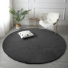 Rabbit Strado 110x110 DeepGrey round rug (Gray)