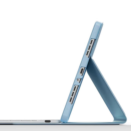 Bluetooth touchpad keyboard case for iPad Pro 11 Gen5 (Blue)