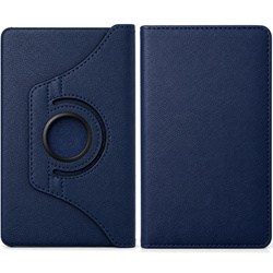 Etui obrotowe do Samsung Galaxy Tab A11 X135/ X133 A9 SM-X115/X110 - granatowe