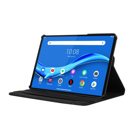 Puzdro otočné 360 na Lenovo Idea Tab 11 2025, čierne - ochranné so stojanom