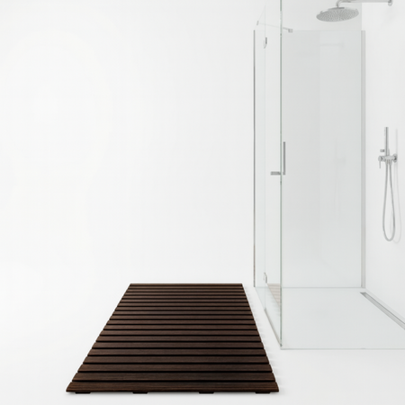 Mata łazienkowa antypoślizgowa do łazienki do wanny pod prysznic 43x61cm (Brązowa)