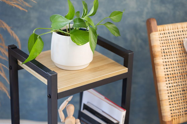 Stojan na kvety Vertico stojaci kovový stojan na kvety rastliny loft 65x35x30cm