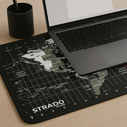 Veľká podložka pod myš laptop Herná podložka na stôl 90x40 XXL, čierny