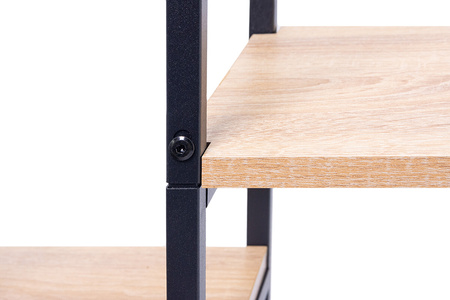 PANORAMA 6 level metal standing flower stand - elegant flower and plant stand OAK