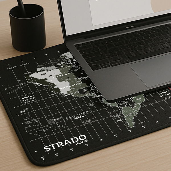 Strado Desk Mat 90x40 World Map