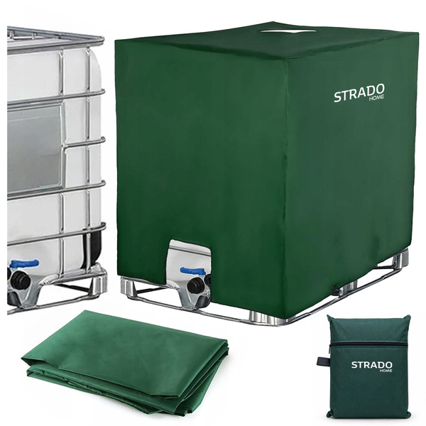 Pokrowiec na zbiornik IBC 1000L mauzer 100x120x116 cm zielony