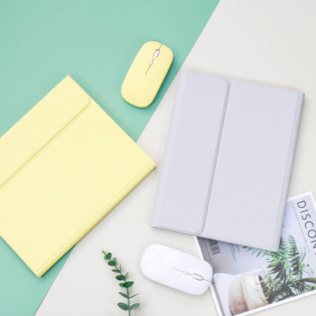 Etui z klawiaturą myszką do Apple iPad Air 4 / Apple iPad Air 11 Pro / iPad Air 10.9 2022 / Air 5, niebieskie - ochronne