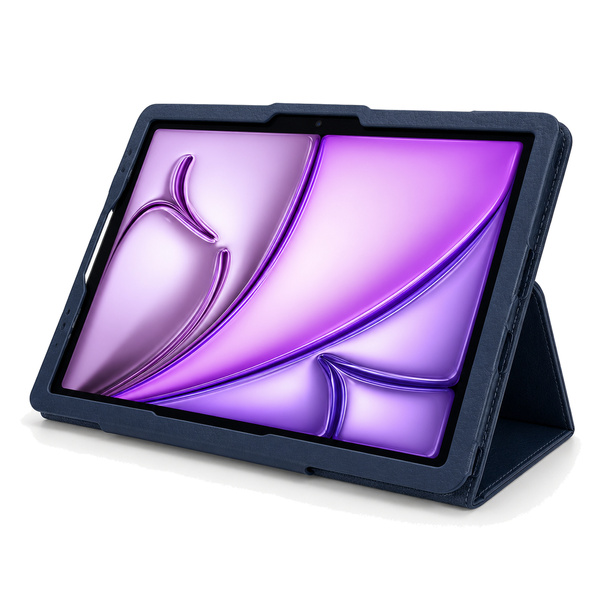 Etui z klapką do Apple iPad Air 11 M4 M3 M2 2026/ 25/ 24 gen. 8/ 7/ 6 - granatowe