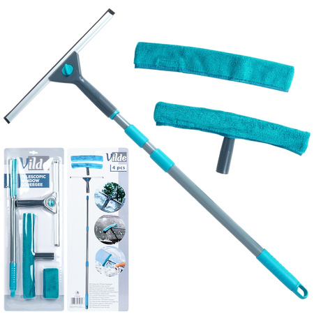 Window Squeegee Telescopic with Squeegee 57-128 cm 4 pcs