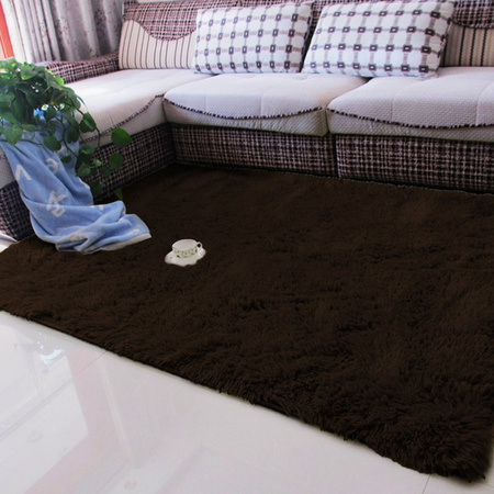 Shaggy Strado room carpet 180x260 DarkCoffee (Dark brown)