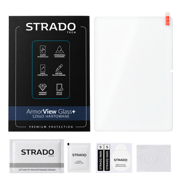 Tvrdené sklo na Galaxy Tab S10 Plus 12.4 X820 - ochrana displeja 9H, plné krytie, oleofóbne