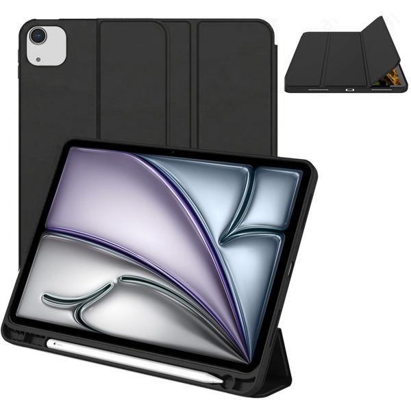 Etui Smart Pencil do iPad Air 13 M4 2026 Gen. 8/ Air 13 M3 2025 Gen. 7/ Air 13 M2 2024 Gen. 6 - ochronne, czarne