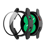 Case 2-in-1 case with glass for Galaxy Watch 4 44 (Black)
