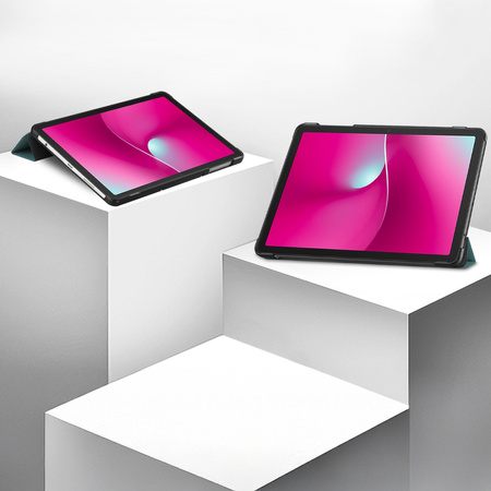 Etui Smart do T-Mobile T Tablet 2 10.1 5G 2025 z klapką, zielone - ochronne z podstawką