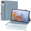 Etui z klawiaturą Bluetooth do Redmi Pad 2 PRO 2025, niebieskie