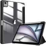 Etui Crystal Pencil do iPad Air 13 Gen 6 2024 A2903 A2904 / Gen. 6 2024, czarne - ochronne
