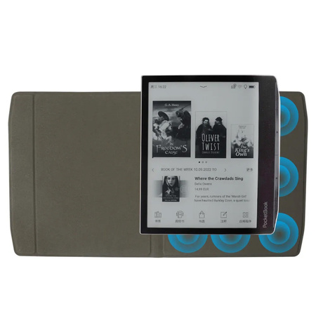 Etui Smart graficzne czytnik do Pocketbook Era 7 PB700 Color - ochronne z podstawką, dostęp do portów i przycisków