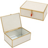 Szkatułka na biżuterię 18x13x7 cm 4ASS CLR Beige
