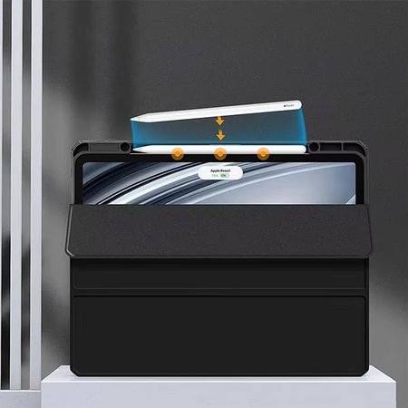 Etui pokrowiec Pencil do iPad Pro 11 Gen 5 M4 2024 A2836 A2837 3006, czarne