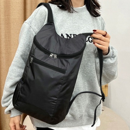 Uniwersalny PLECAK wodoodporny szkolny podróżny turystyczny sportowy torba, czarny